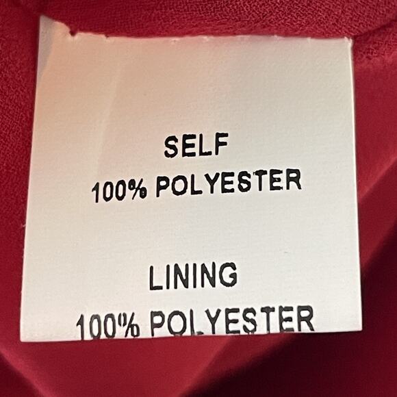 Amanda Uprichard Red Maxi Dress XS High Neck Cutout Slit Formal Sleeveless‎ - Picture 8 of 9